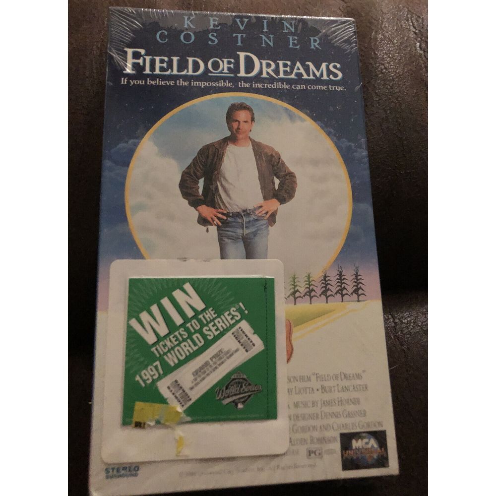 BRAND NEW Factory Sealed FIELD OF DREAMS‎ VHS TAPE MCA, Watermark